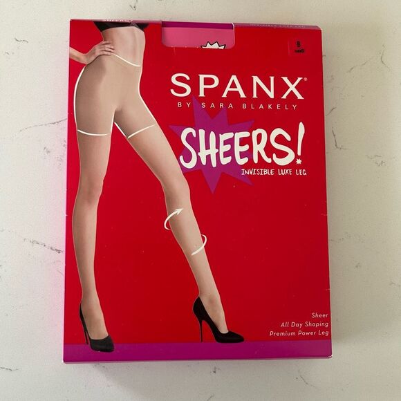 SPANX Sheers By Sara Blakely High Waisted Invisible Luxe Leg Size B nude02 - Picture 1 of 5